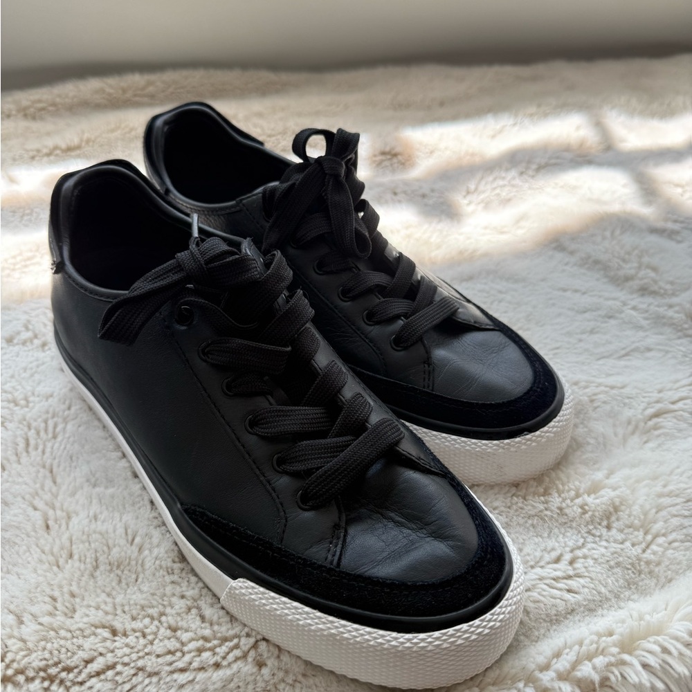 Rag&Bone Army Black Leather Sneakers